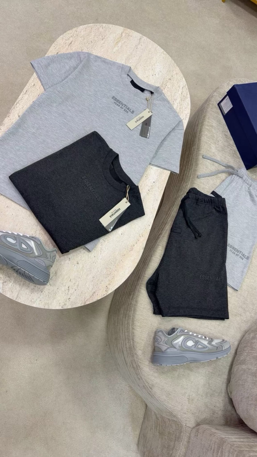 Ensemble Short + T-shirt Essentials FOG