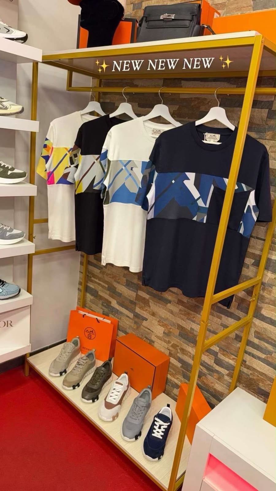 T-shirt Hermès Géométrique