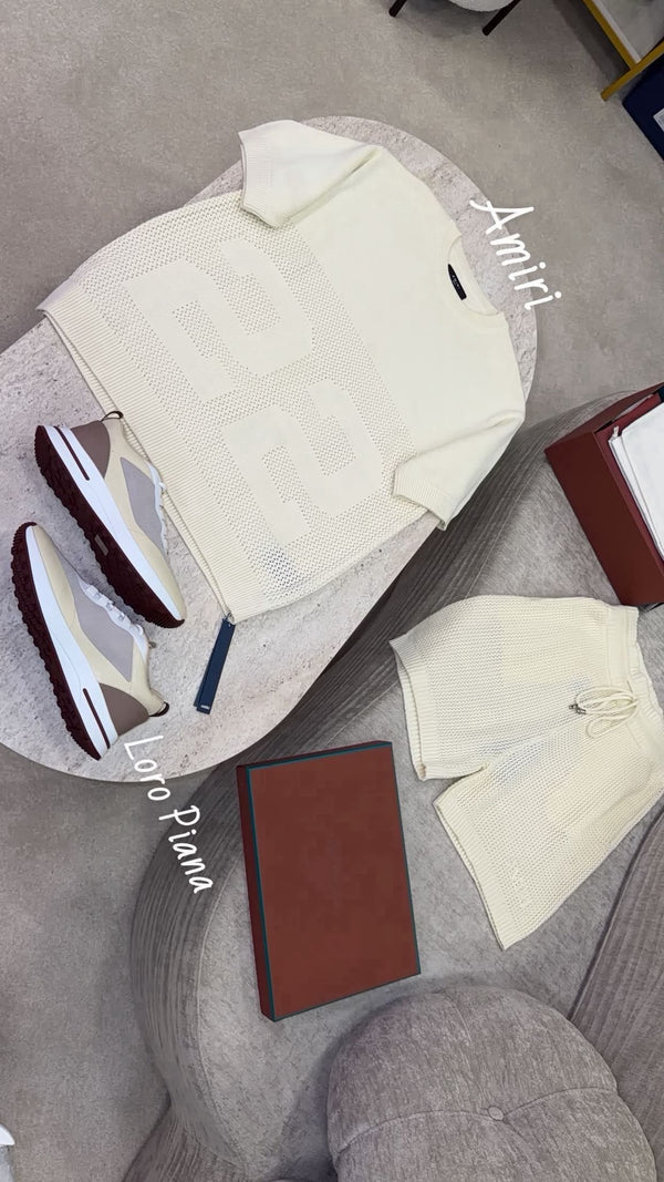 Ensemble Short + T-shirt Amiri